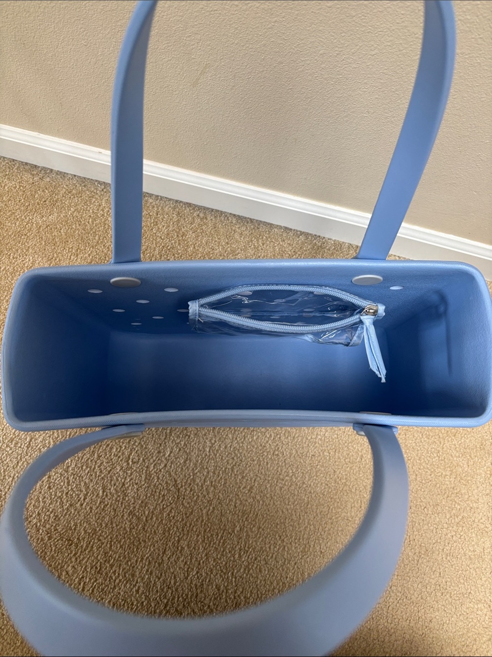 BOGG BABY BAG Powder Blue Classic Tote - Picture 2 of 4